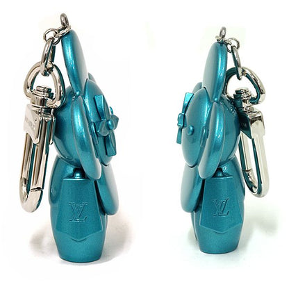 Louis Vuitton Sac Vivienne Metal Bag Charm Key Holder Turquoise