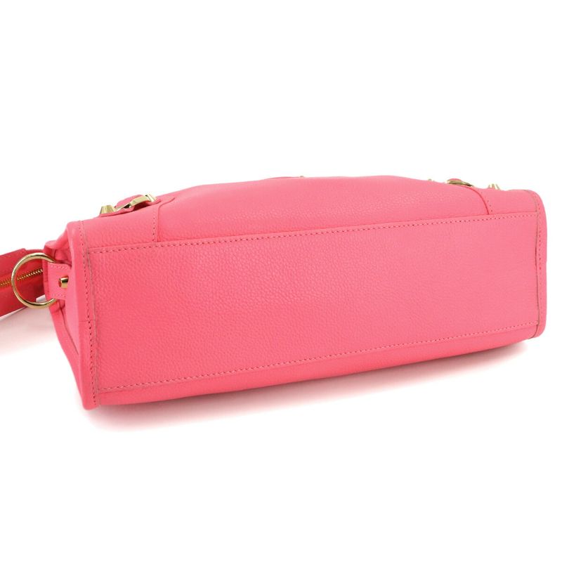 Balenciaga Classic City 2-Way Bag Leather Pink