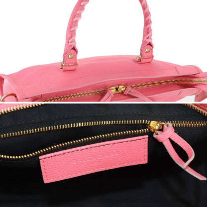 Balenciaga Classic City 2-Way Bag Leather Pink