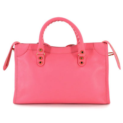 Balenciaga Classic City 2-Way Bag Leather Pink