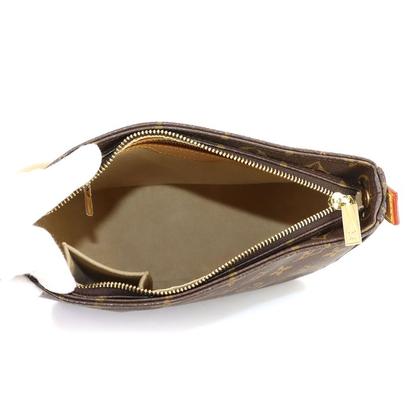 Louis Vuitton Monogram Looping MM Shoulder Bag Brown