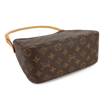 Louis Vuitton Monogram Looping MM Shoulder Bag Brown