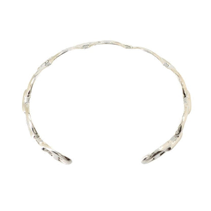 Hermes Chaine D'ancre Bangle 16 cm 925 Sterling Silver Bracelet