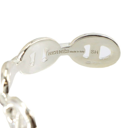 Hermes Chaine D'ancre Bangle 16 cm 925 Sterling Silver Bracelet
