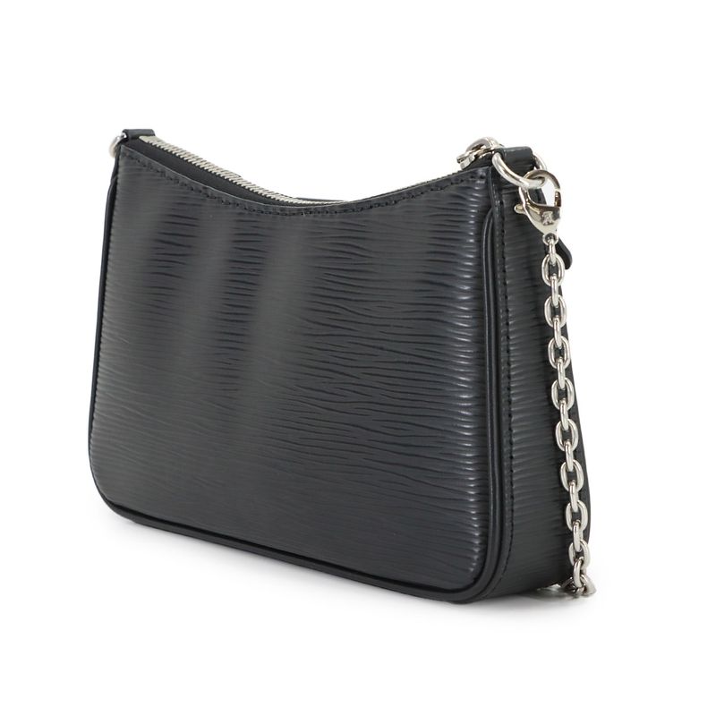 Louis Vuitton Epi Easy Pouch 2-Way Shoulder Bag Leather Noir