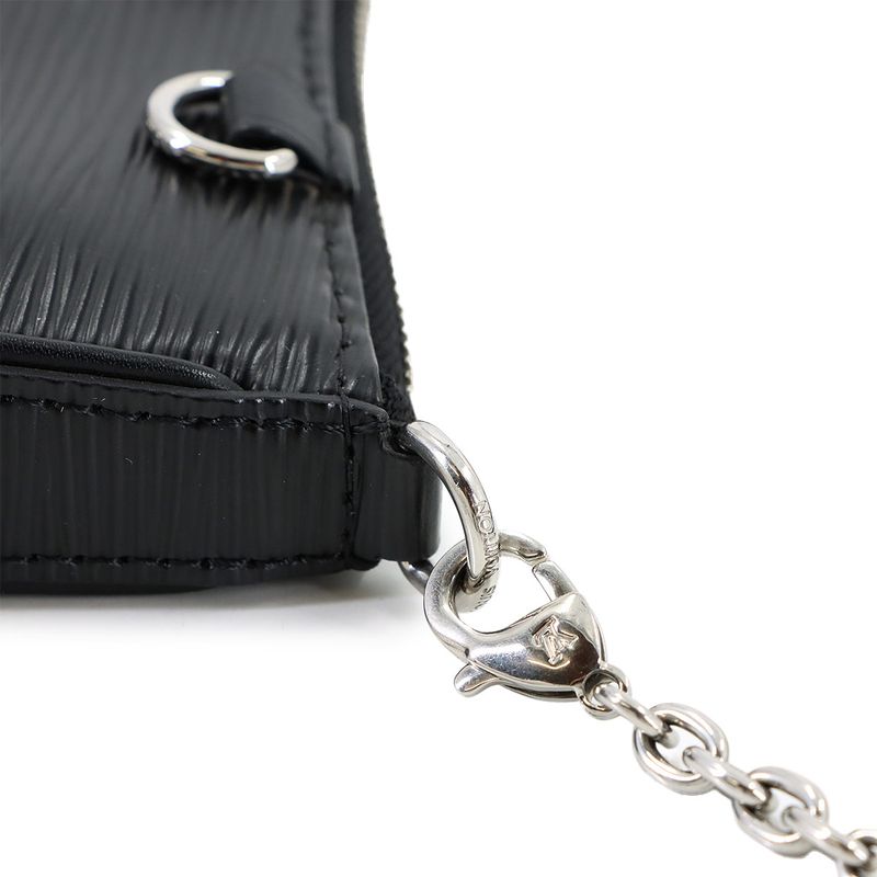 Louis Vuitton Epi Easy Pouch 2-Way Shoulder Bag Leather Noir