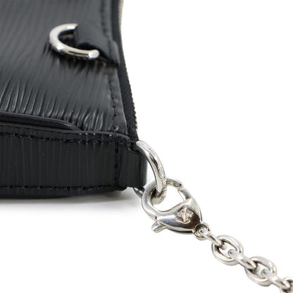 Louis Vuitton Epi Easy Pouch 2-Way Shoulder Bag Leather Noir