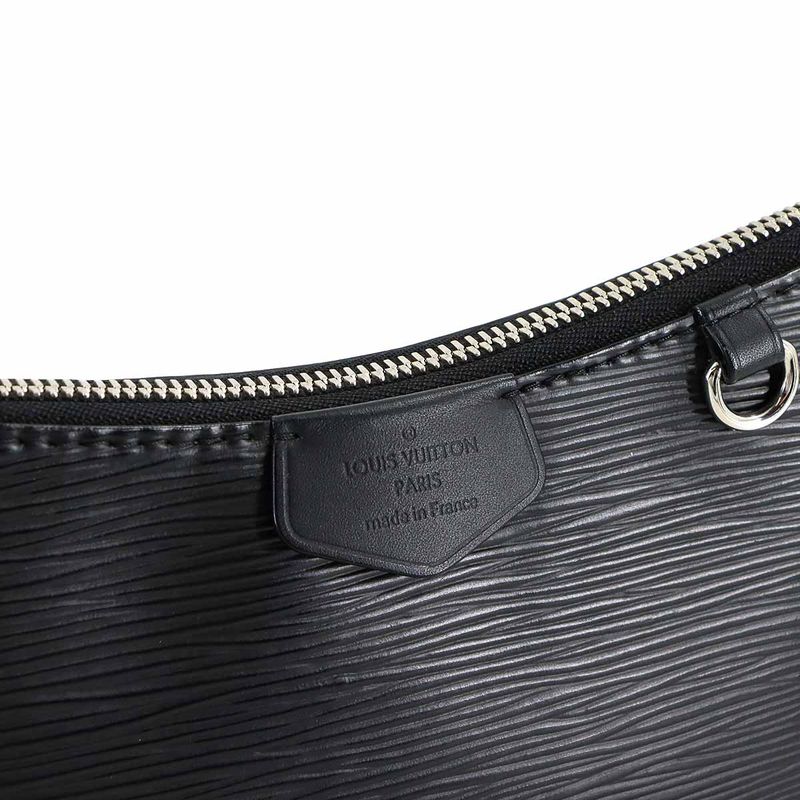 Louis Vuitton Epi Easy Pouch 2-Way Shoulder Bag Leather Noir