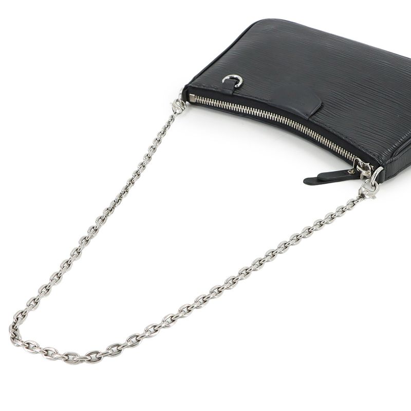 Louis Vuitton Epi Easy Pouch 2-Way Shoulder Bag Leather Noir