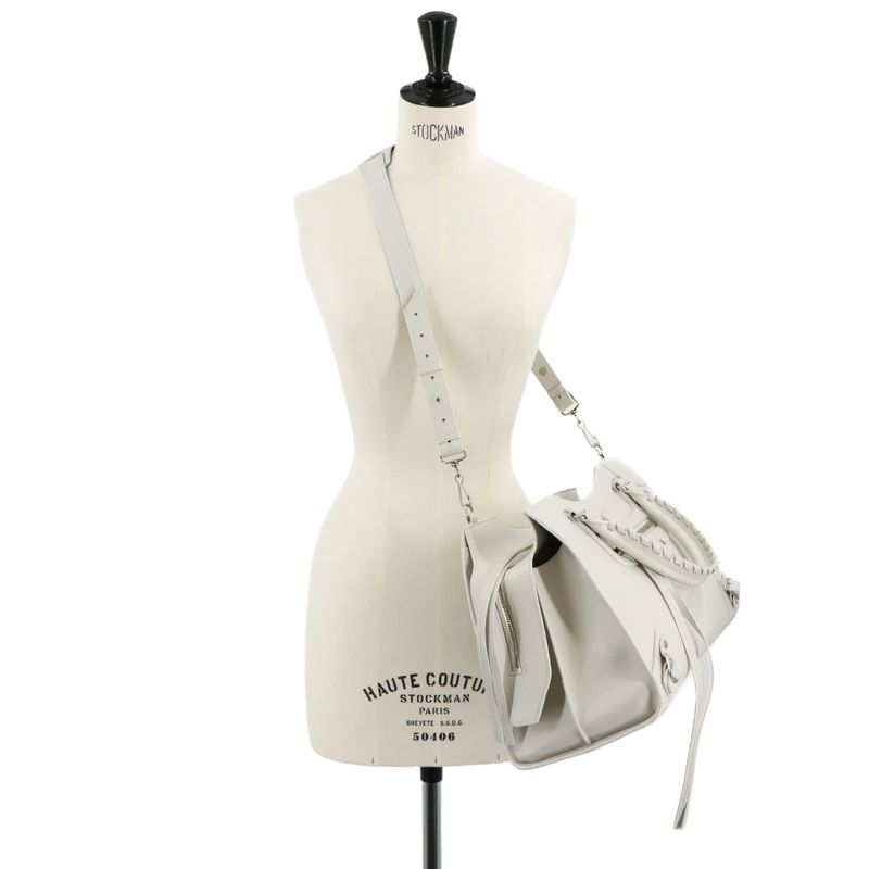 Balenciaga Neoclassic City 2-Way Bag Leather White