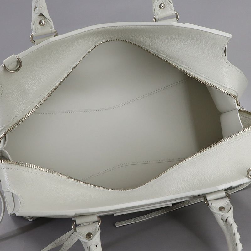 Balenciaga Neoclassic City 2-Way Bag Leather White