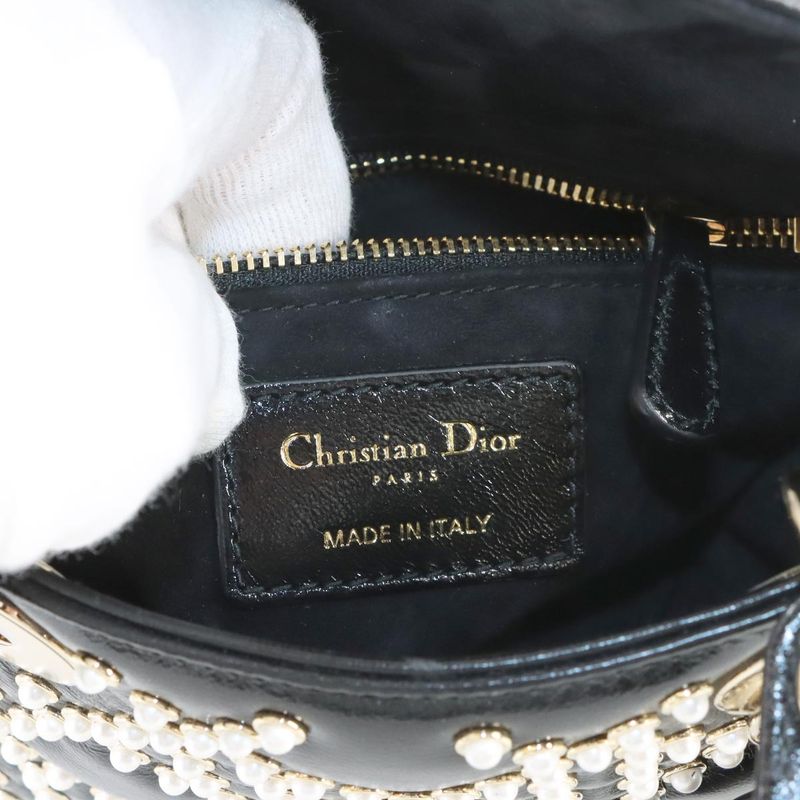 Dior Cannage Lady Mini 2-Way Hand Chain Shoulder Bag