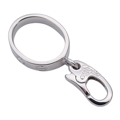 Cartier Pendant Top Charm Love White Gold Polished
