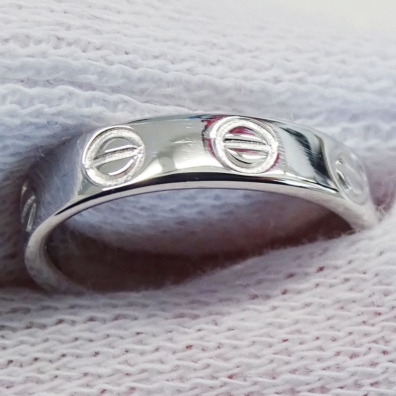 Cartier Pendant Top Charm Love White Gold Polished