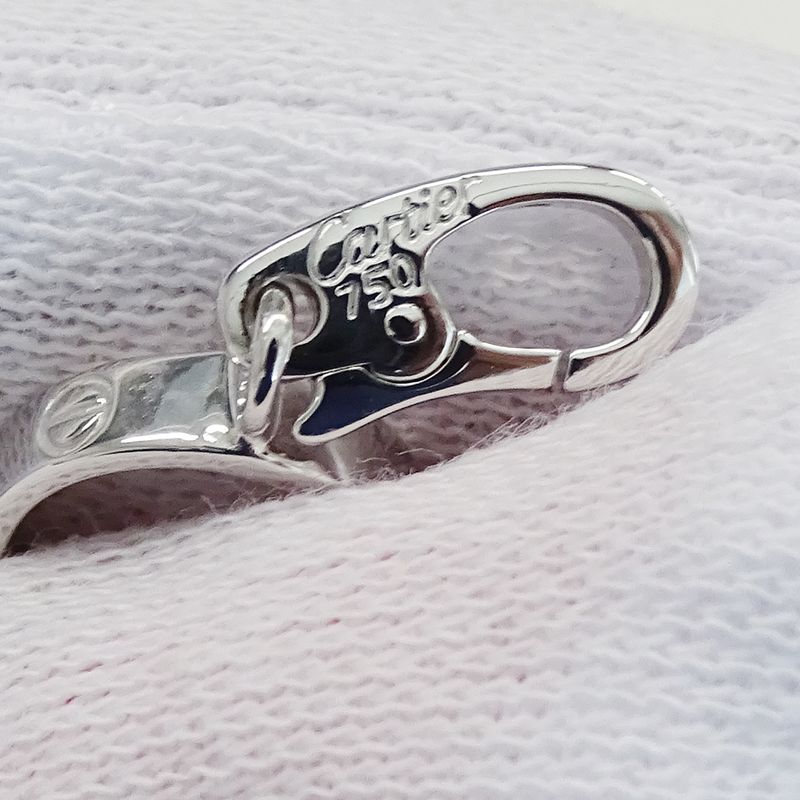 Cartier Pendant Top Charm Love White Gold Polished