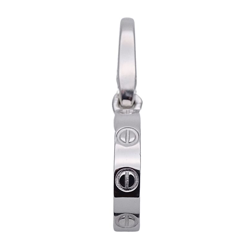 Cartier Pendant Top Charm Love White Gold Polished