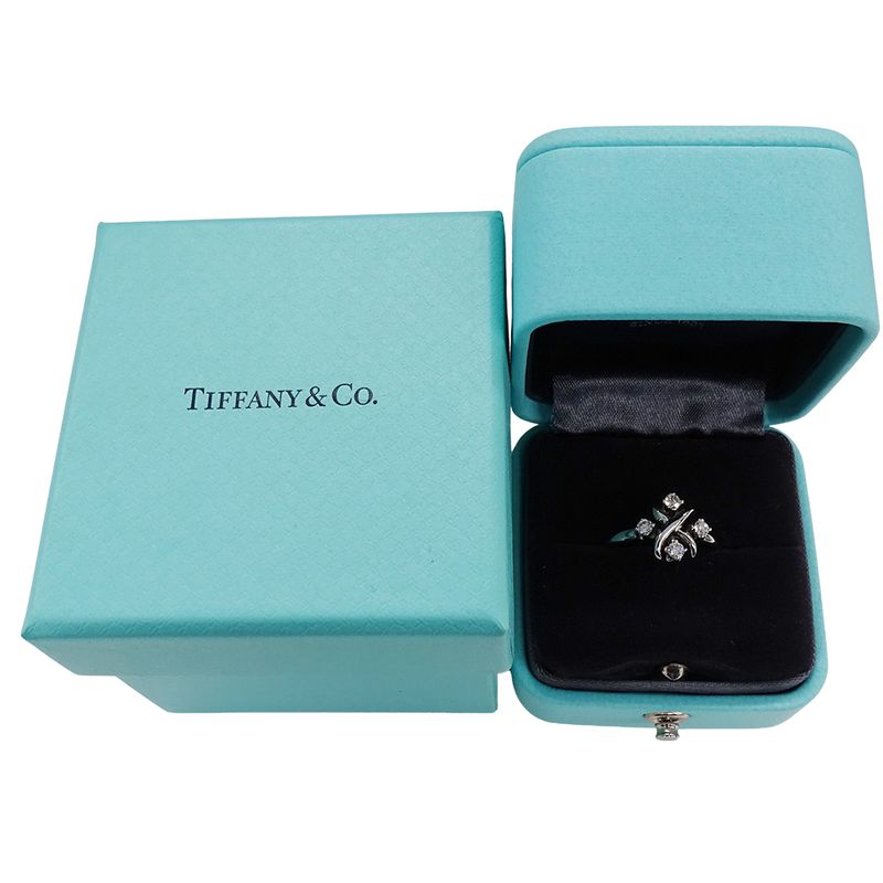 Tiffany & Co Ring Diamond Jean Schlumberger Platinum Polished