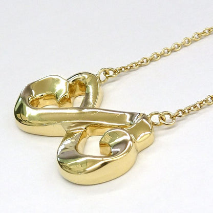 Tiffany & Co Double Loving Heart Necklace Paloma Picasso 18k Yellow Gold