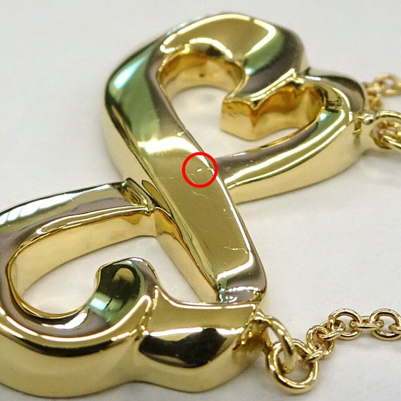 Tiffany & Co Double Loving Heart Necklace Paloma Picasso 18k Yellow Gold