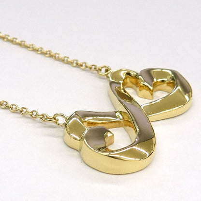 Tiffany & Co Double Loving Heart Necklace Paloma Picasso 18k Yellow Gold