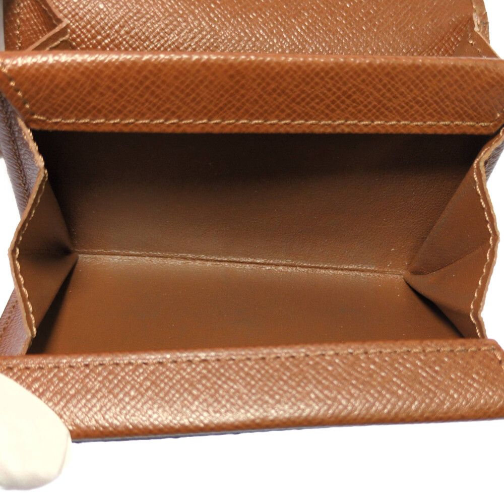 Louis Vuitton Monogram Portomonepla Business Card Holder Pass Case ID Wallet