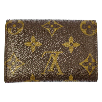 Louis Vuitton Monogram Portomonepla Business Card Holder Pass Case ID Wallet
