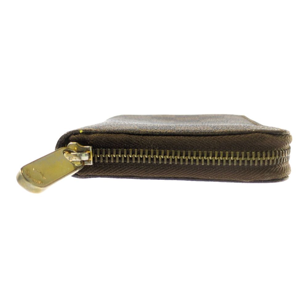 Louis Vuitton Damier Zippy Wallet Zip Around Brown