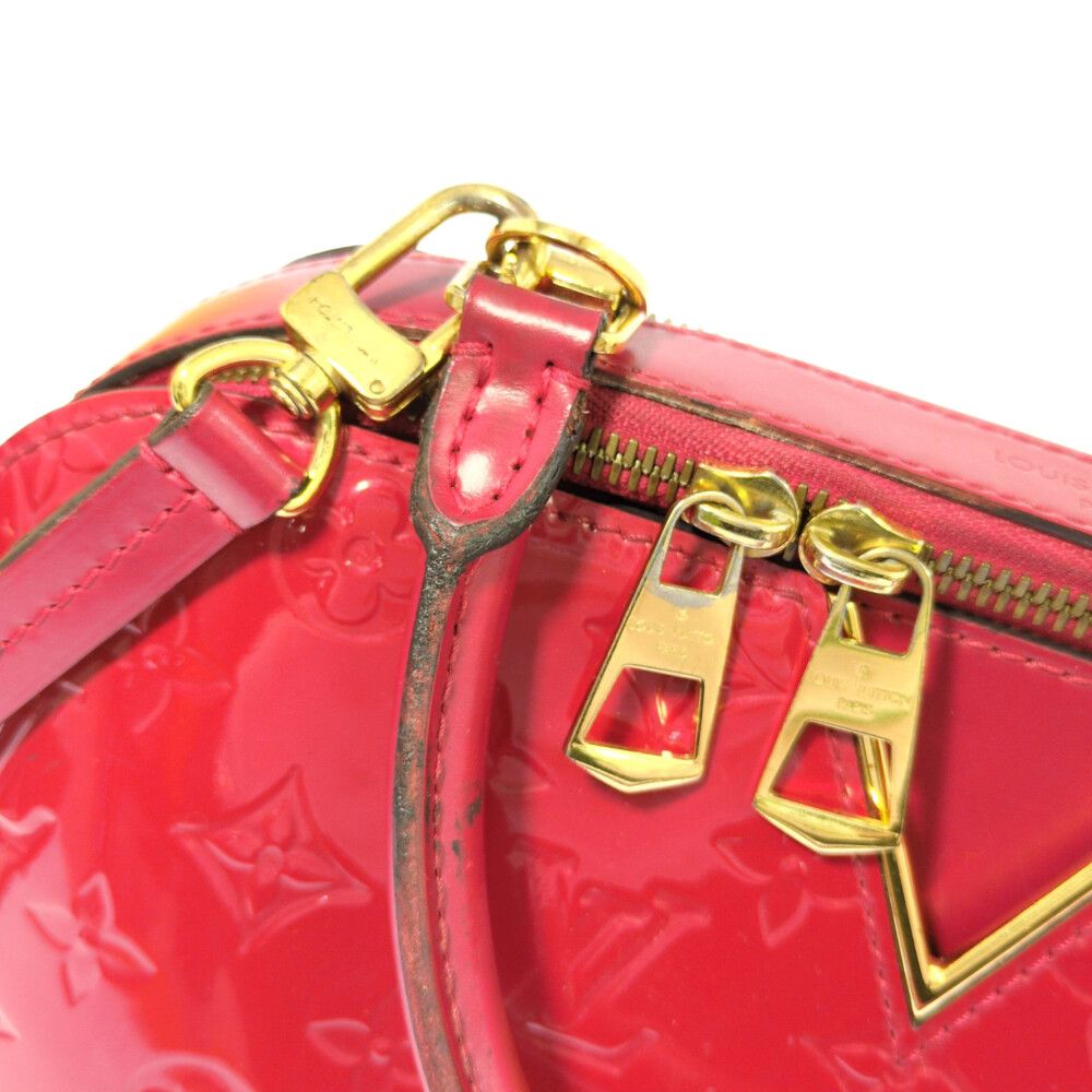 Louis Vuitton Monogram Vernis Melrose Handbag Cerise
