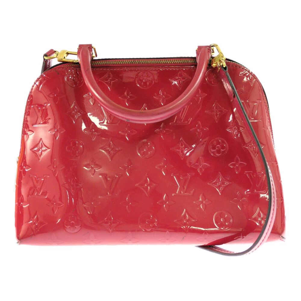 Louis Vuitton Monogram Vernis Melrose Handbag Cerise