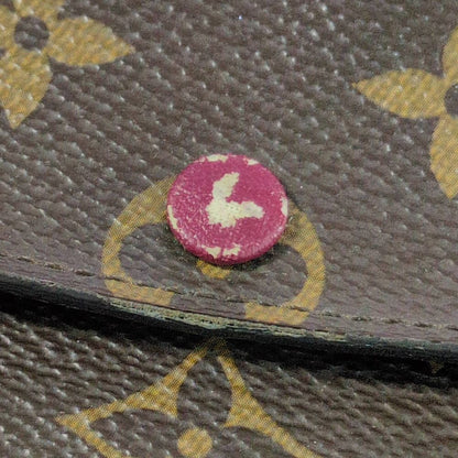 Louis Vuitton Monogram Portefeuille Emily Wallet Fuchsia