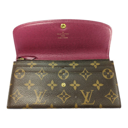 Louis Vuitton Monogram Portefeuille Emily Wallet Fuchsia