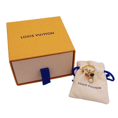 Louis Vuitton Ring LV Botanica Line Stone Gold M Flower Large