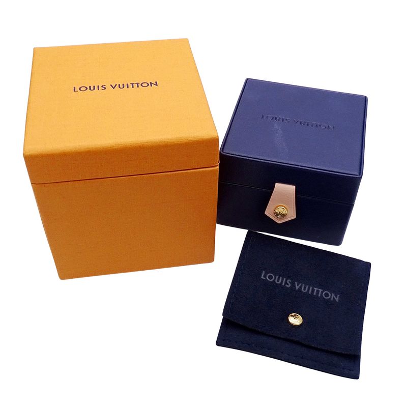 Louis Vuitton Earrings LV Iconic a Faux Pearl Gold Fashionable