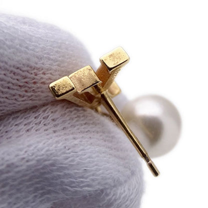 Louis Vuitton Earrings LV Iconic a Faux Pearl Gold Fashionable