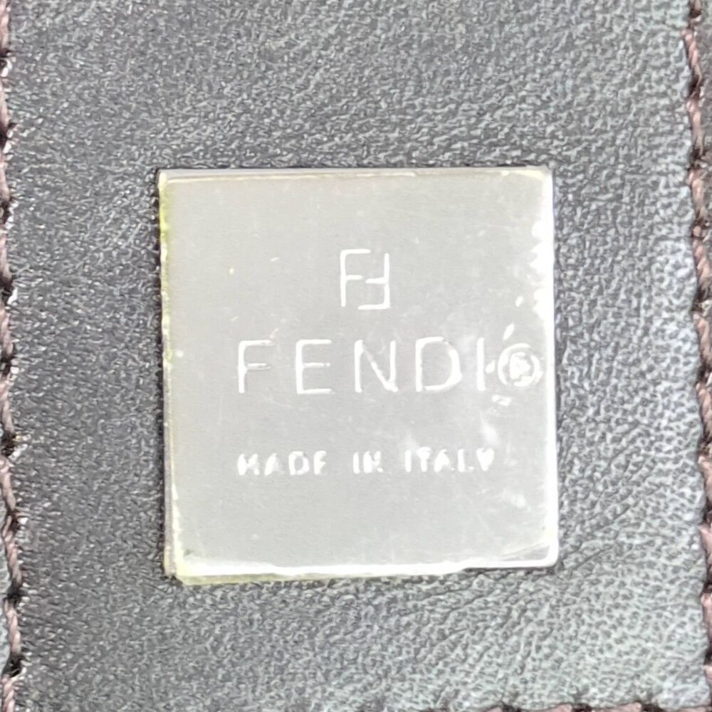 Fendi Zucca Pattern Handbag Brown