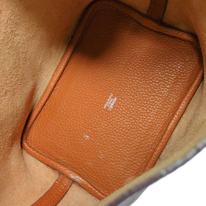 Hermes Picotin Silver Handbag Orange