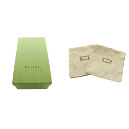 Gucci Horsebit Heel Loafers Moccasin Square Toe Block 36.5 Black