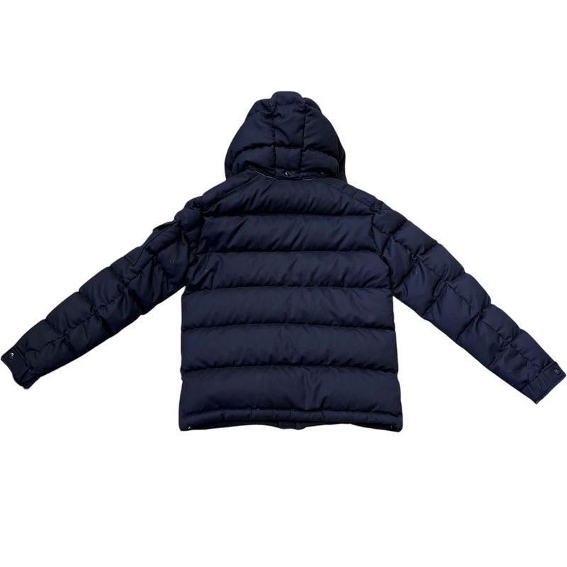 Moncler Mont Cles Down Jacket Mon Geneble 1 Wool Nylon Navy