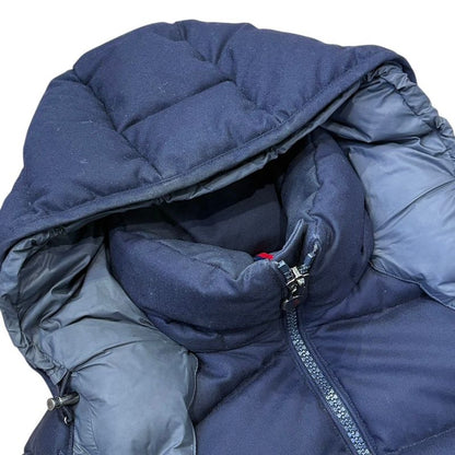 Moncler Mont Cles Down Jacket Mon Geneble 1 Wool Nylon Navy