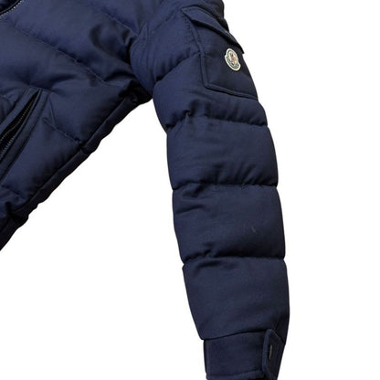 Moncler Mont Cles Down Jacket Mon Geneble 1 Wool Nylon Navy