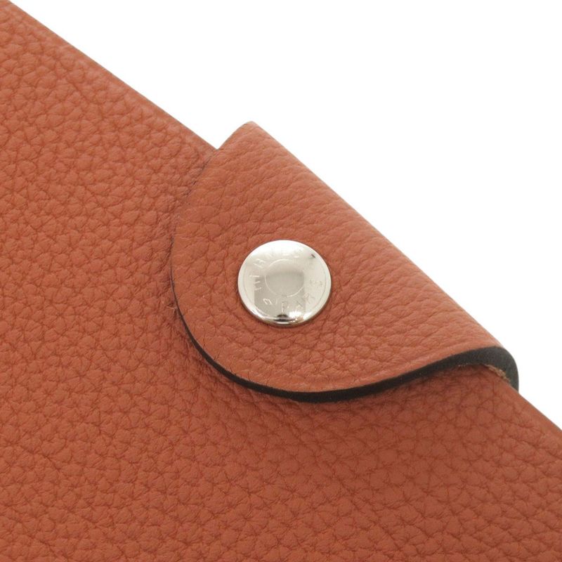 Hermes Ulysse Togo Brown Notebook Cover Agenda