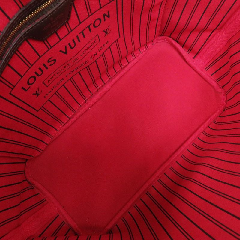 Louis Vuitton Neverfull MM Pouch Damier Cerise Tote