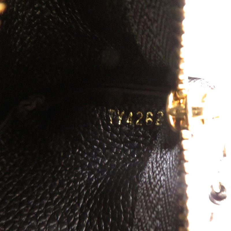 Louis Vuitton Pochette Cles Monogram Empreinte Noir Coin Case Black