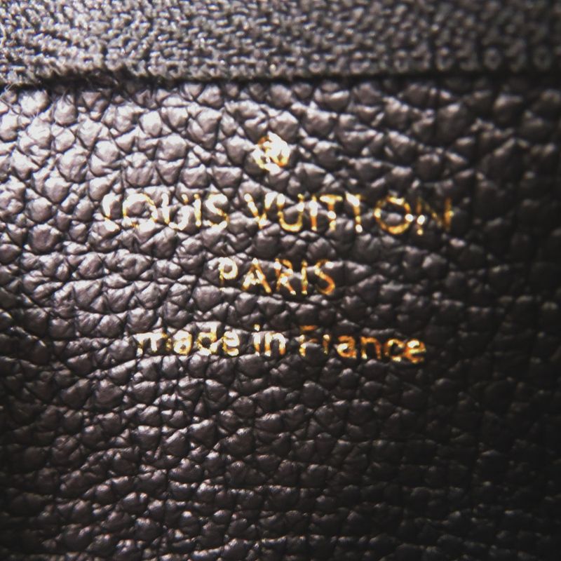 Louis Vuitton Pochette Cles Monogram Empreinte Noir Coin Case Black