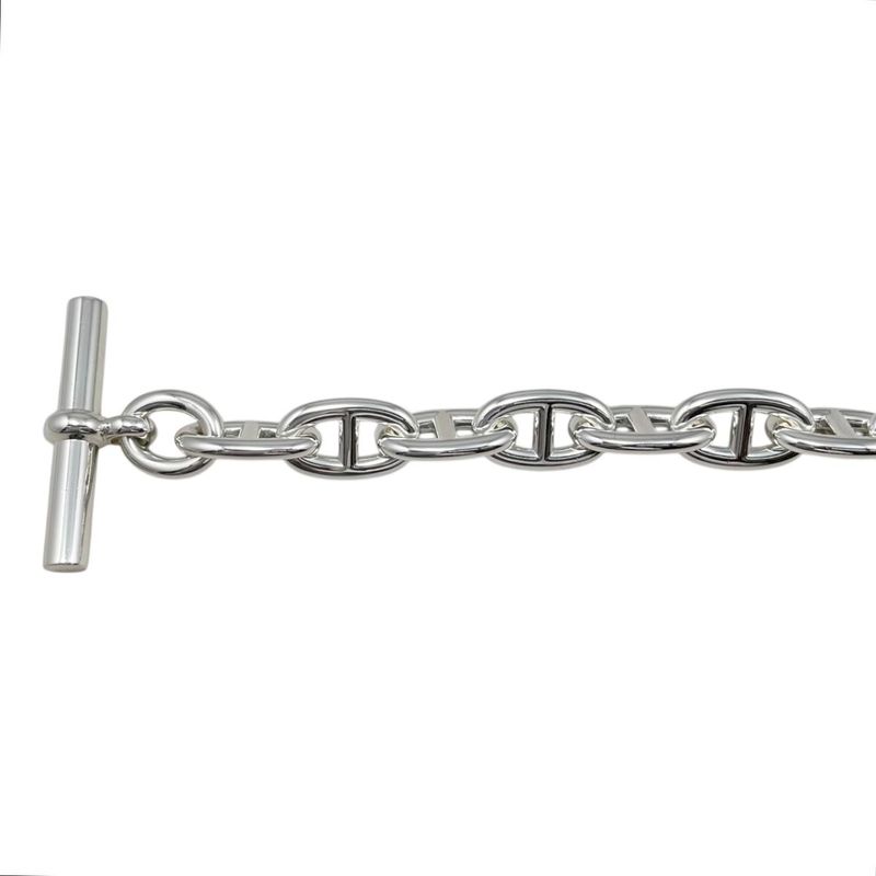 Hermes Bracelet Chaine D'ancre TGM 014 14 Links Silver