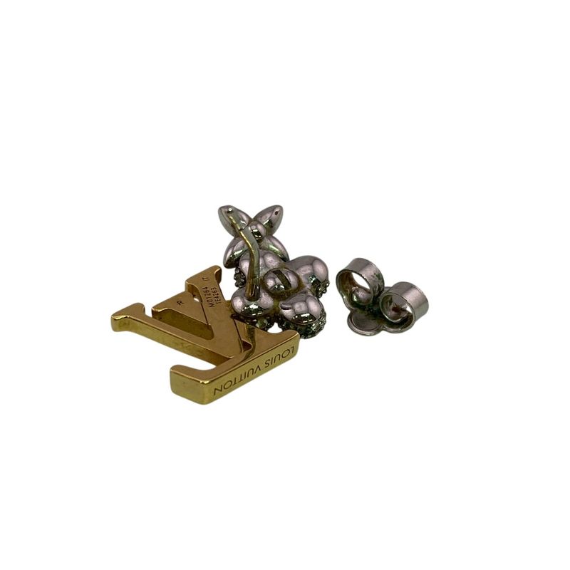 Louis Vuitton Earrings Puss LV Gram Silver