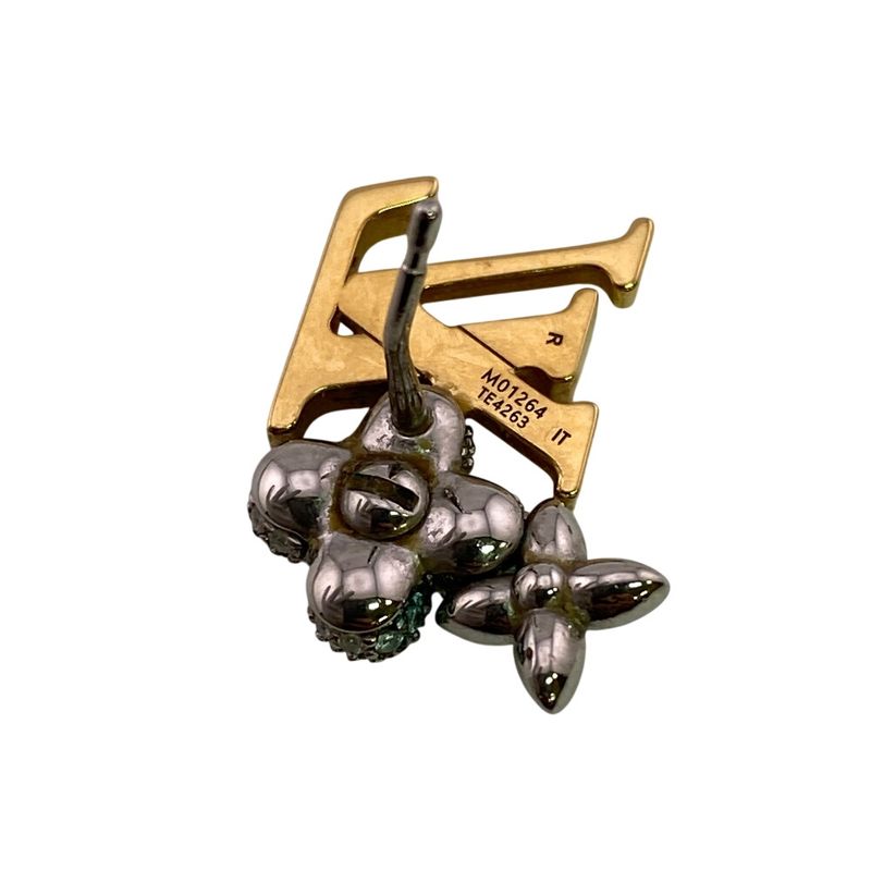 Louis Vuitton Earrings Puss LV Gram Silver