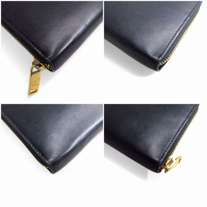 Saint Laurent Paris Cassandra Wallet Round Zip Logo Black