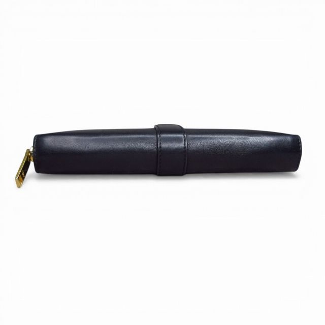 Saint Laurent Paris Cassandra Wallet Round Zip Logo Black