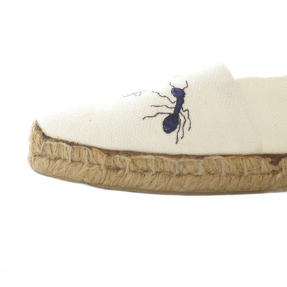 Hermes Flat Shoes Espadrilles White 35
